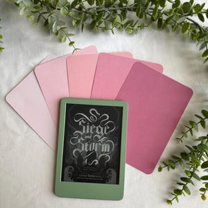 Pink Tone Kindle Paperwhite Insert: 180gsm Cardstock (Case NOT Included)