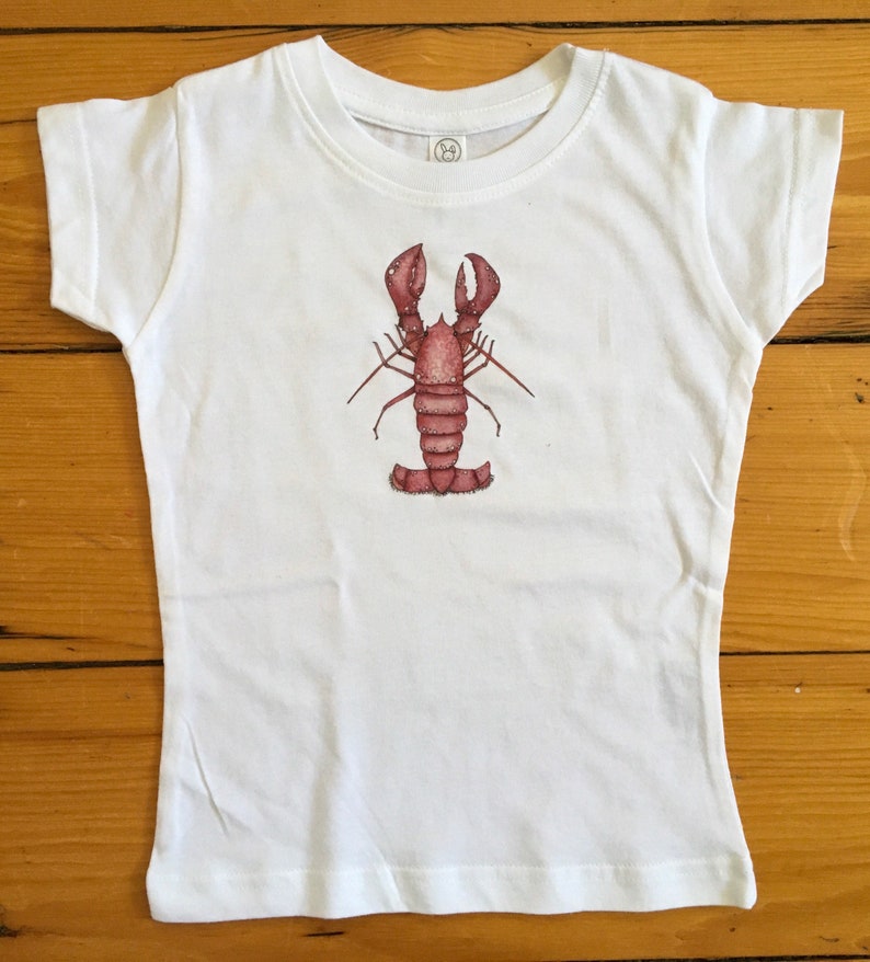 Lobster Tshirt Maine Lobster Summer Shirt Ocean Themed Kids Etsy