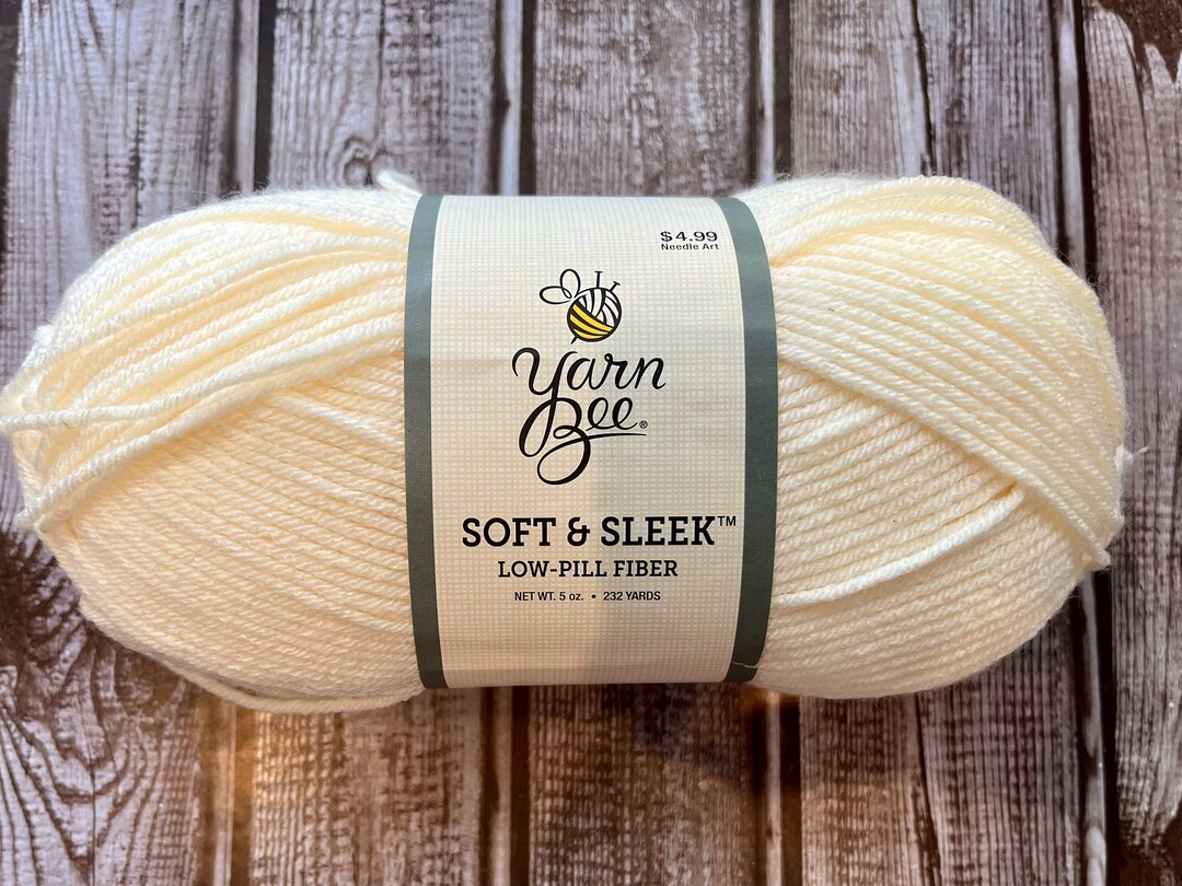 Yarn Bee Soft & Sleek Lowpill Fiber 100 Acrylic Brane Etsy