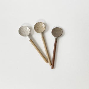 Handmade Ceramic Teaspoon, Sugar Spoon image 1