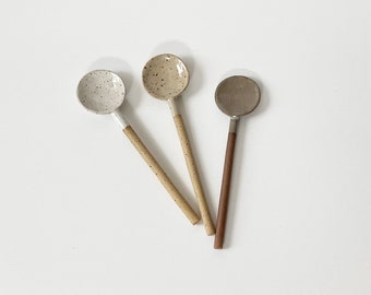 Handmade Ceramic Teaspoon, Sugar Spoon