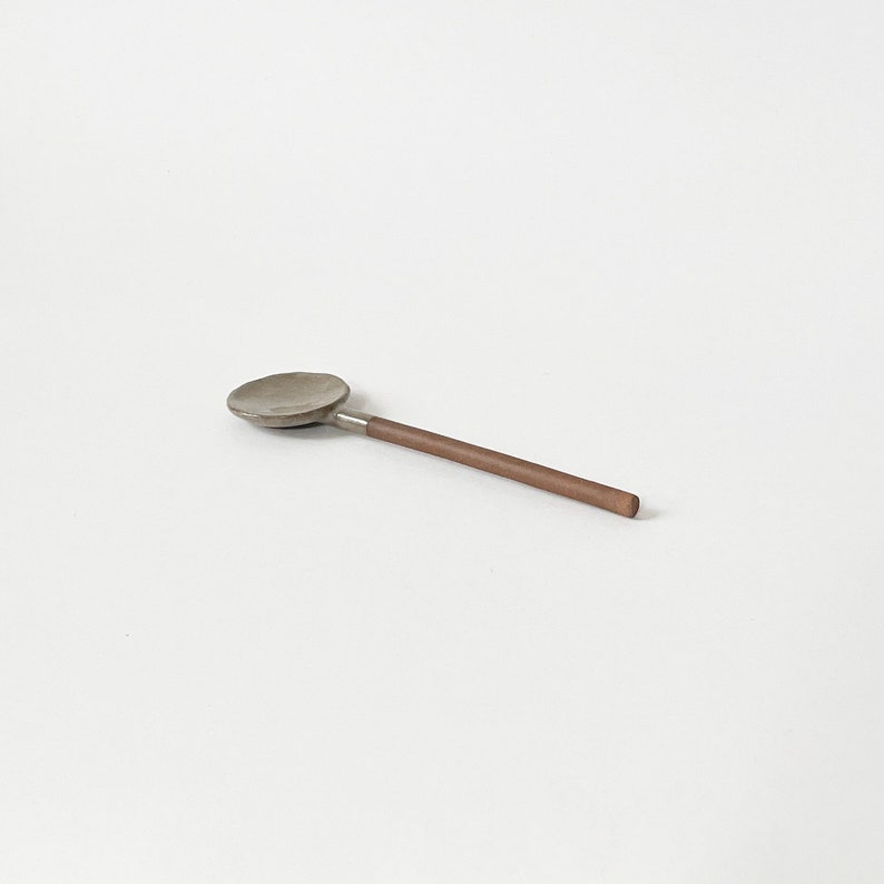 Handmade Ceramic Teaspoon, Sugar Spoon image 4