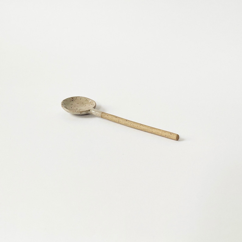 Handmade Ceramic Teaspoon, Sugar Spoon image 3