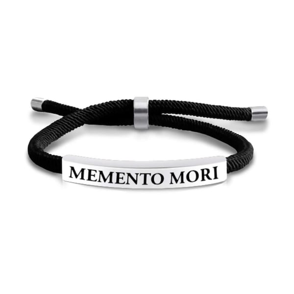 Memento Mori Bracelet for Men and Women One Size Bracelet Gift for Stoicism Reminder Gift Daily Stoic Bracelet Daily Reminder Gift