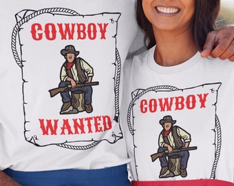 Sexy cowboys grafische T-shirts, Gezocht poster t-shirts, Cowboy hoed tshirts, Cowgirl t-shirts, Country western outlaw tops, Rodeo hunk, Rancher
