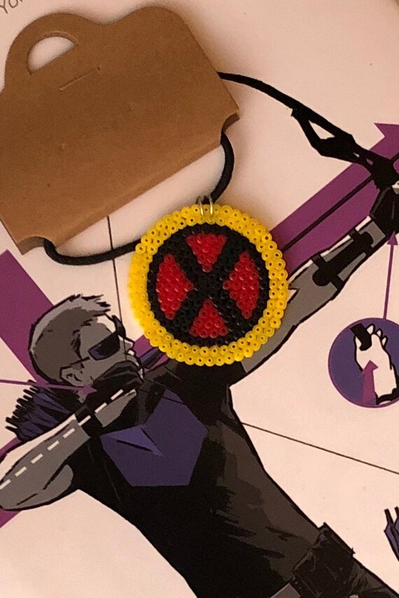 XMen Logo Necklace Superhero Necklace XMen Logo Pendant Etsy