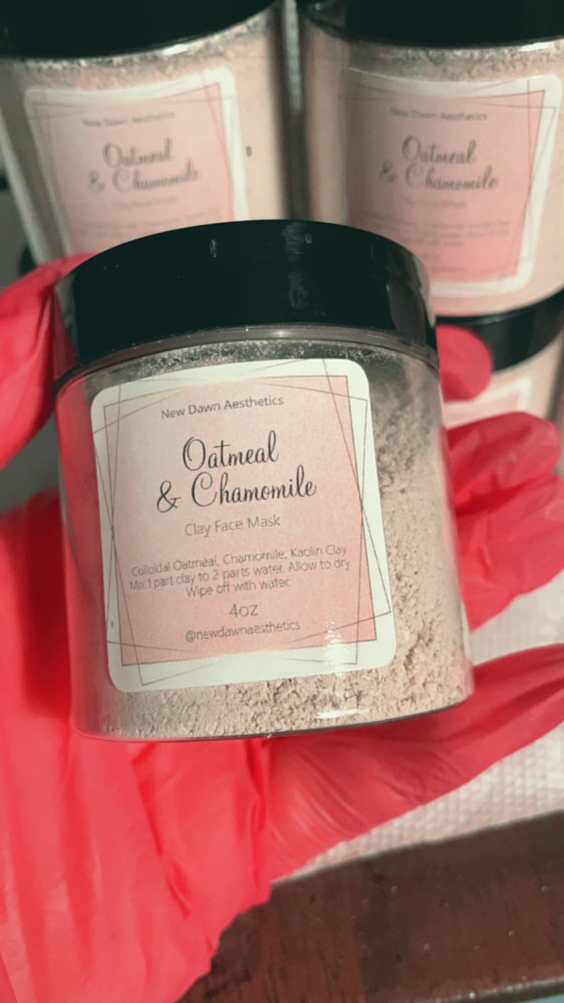 Colloidal Oatmeal Mask Etsy