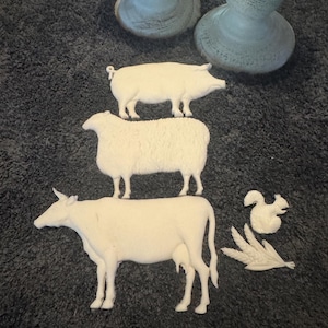 Village Market-Pre-cast Resin Appliqués from Iron Orchid Design Mould