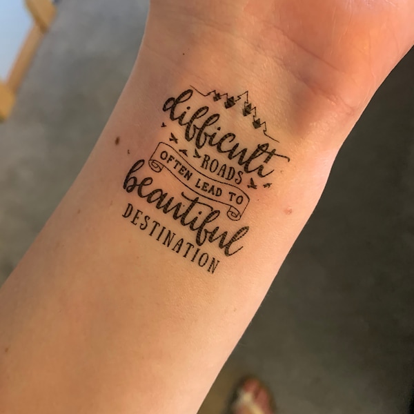 Inspirational Tattoo Etsy