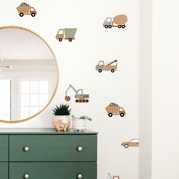 Construction Decals Etsy
