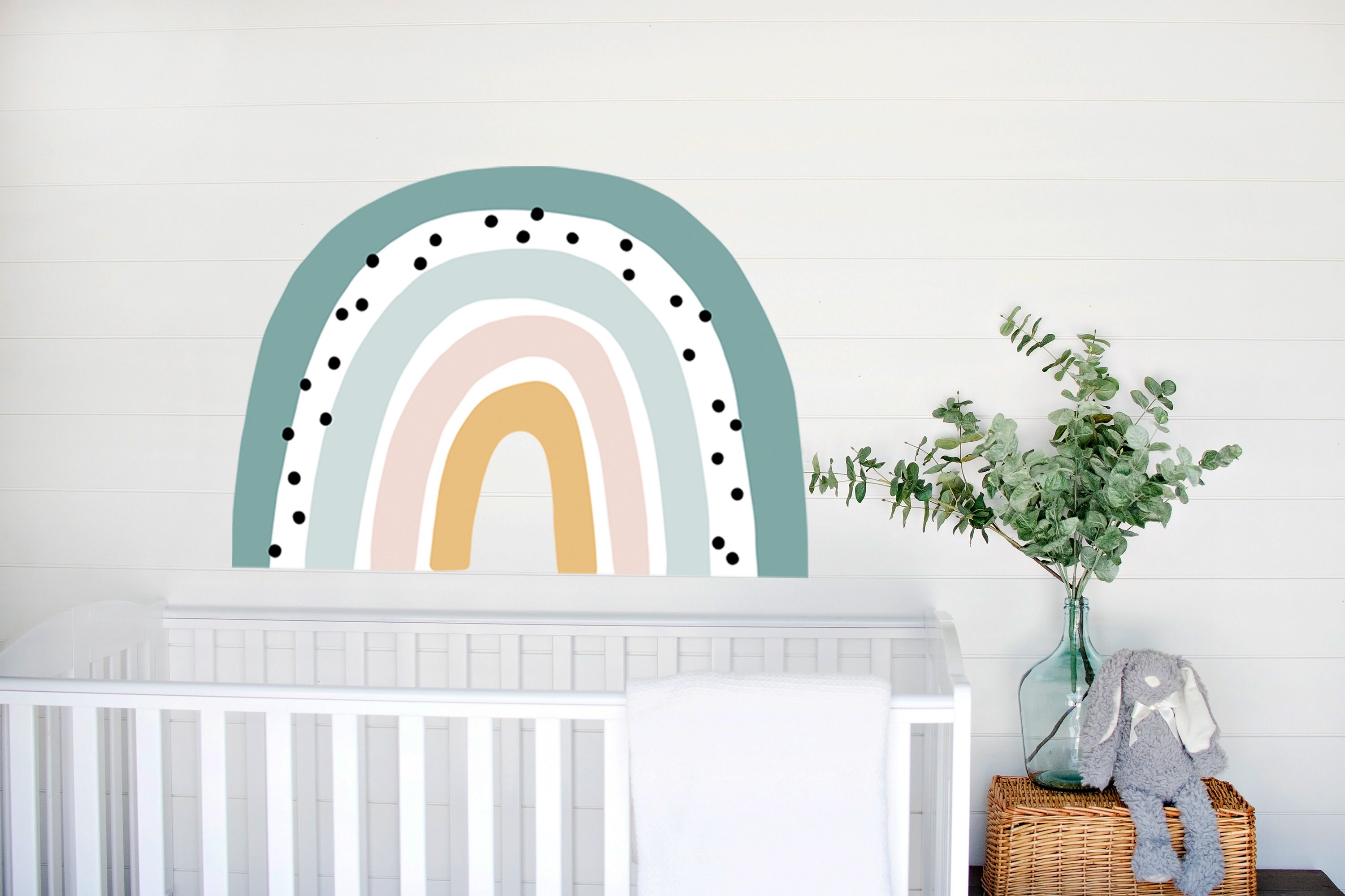 Rainbow Wall Decal Rainbow Wall Stickers Large Rainbow Wall Etsy Canada