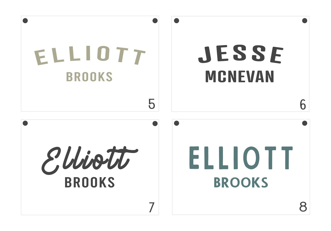 Custom Name Banner Canvas Banner Nursery Banner Custom Etsy