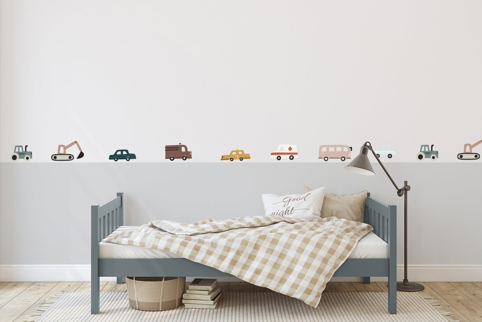 Construction Set Wall Decals Vehicle Wall Decals Car Wall Etsy Canada