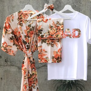 Sunflower robe and swaddle set hot sale