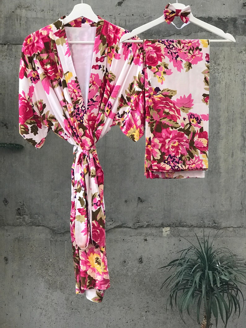 Maternity robe and swaddle set girl. Christmas. Mommy and me Etsy