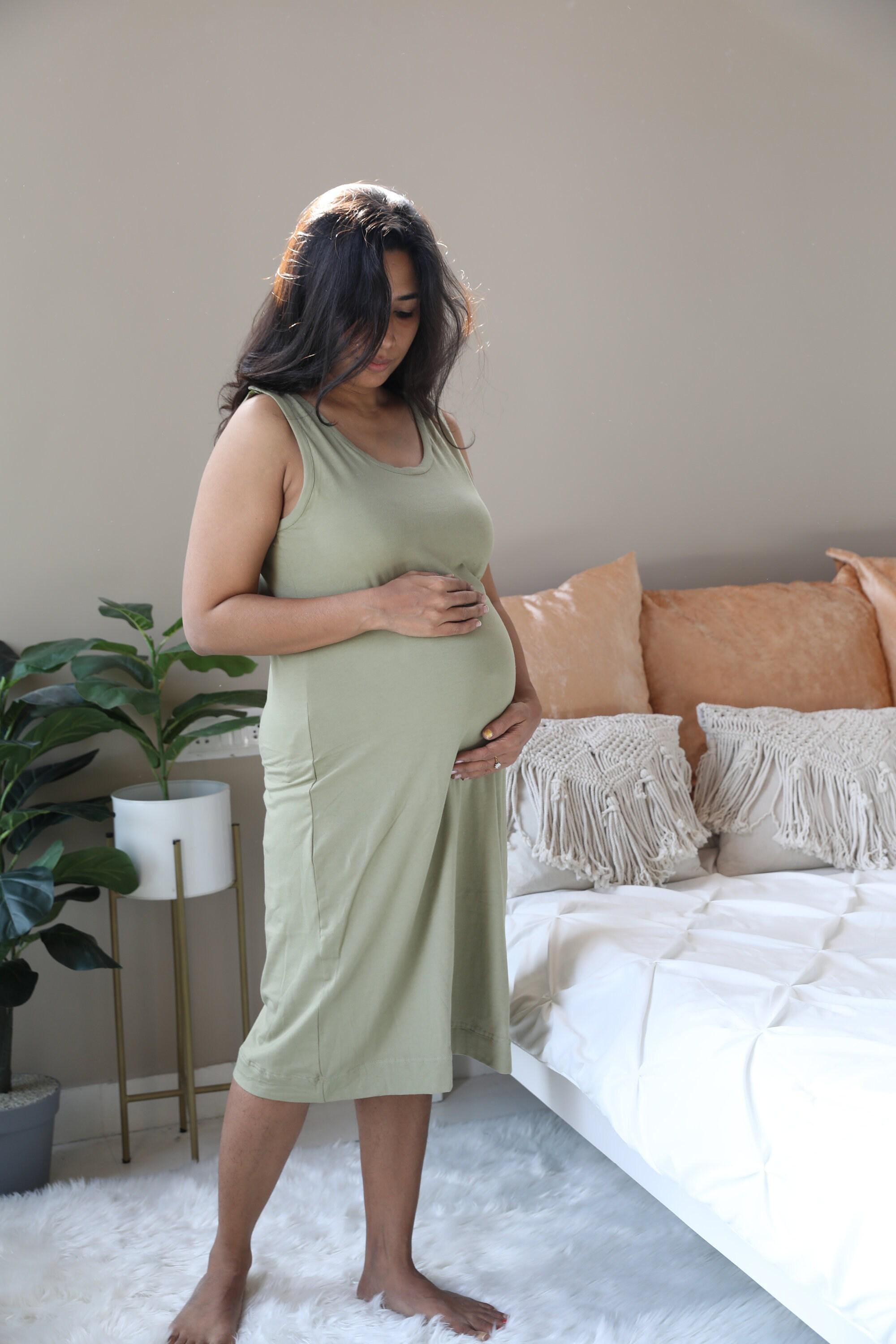 north west green dress Kate Mesh Blue Custom Maternity Photoshoot Gowns, XL / 156#-Mint green main image 1