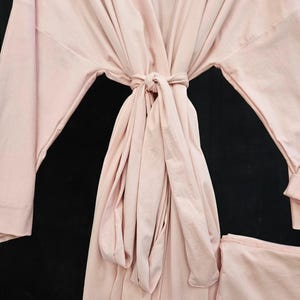 Matching Family Hospital Outfit: Maternity Robe, Swaddle Set & Personalized Hat image 6