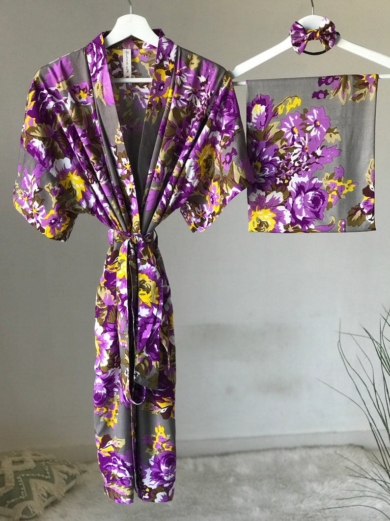 Mommy and Me Robe and Swaddle Set. Maternity Robe and Swaddle Etsy