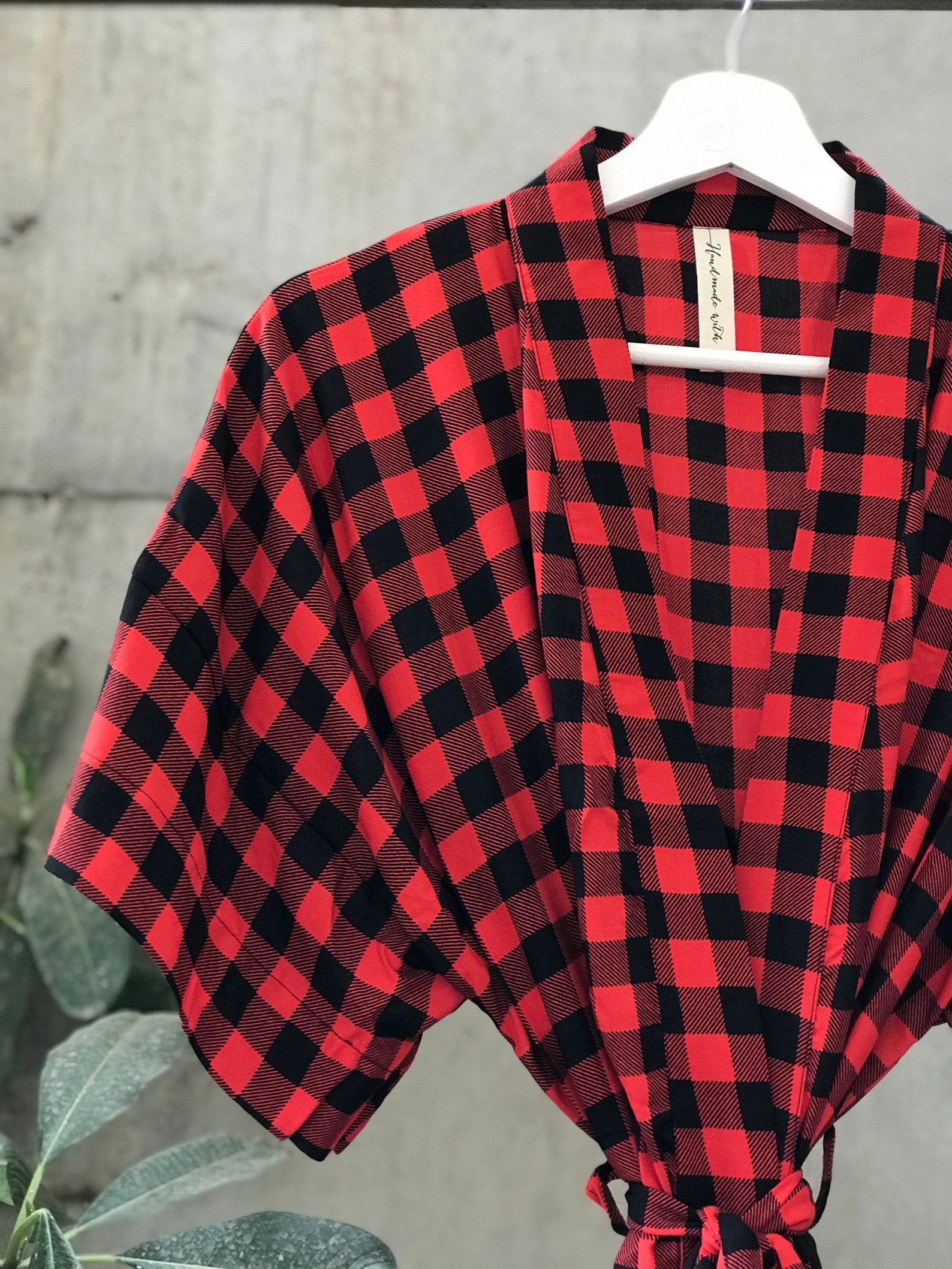 Buffalo Plaid. Robe and Swaddle Set. Swaddle Blanket. Mommy Etsy