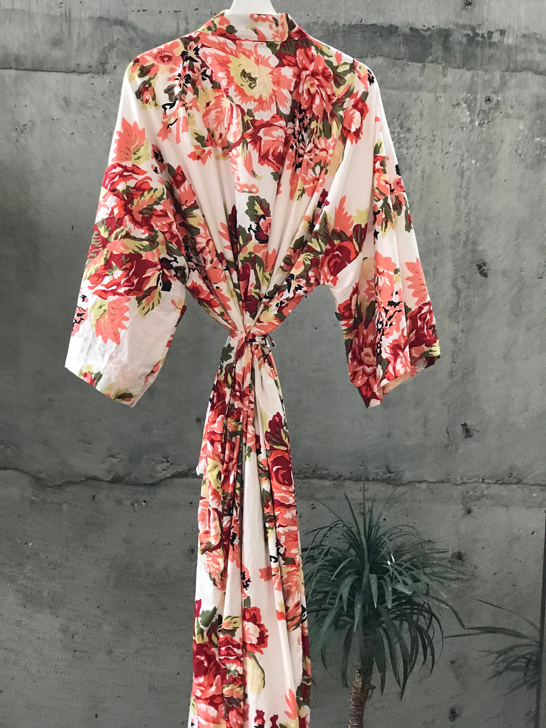 Long bridesmaid robes. Bridesmaid robes. Bridal robes. Etsy