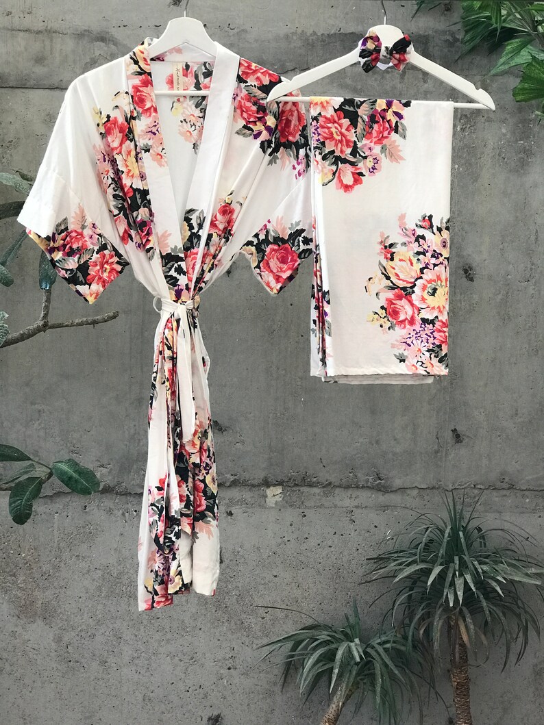 Mommy and Me Robe Swaddle Set Girl. Matching Dad Shirt for Etsy