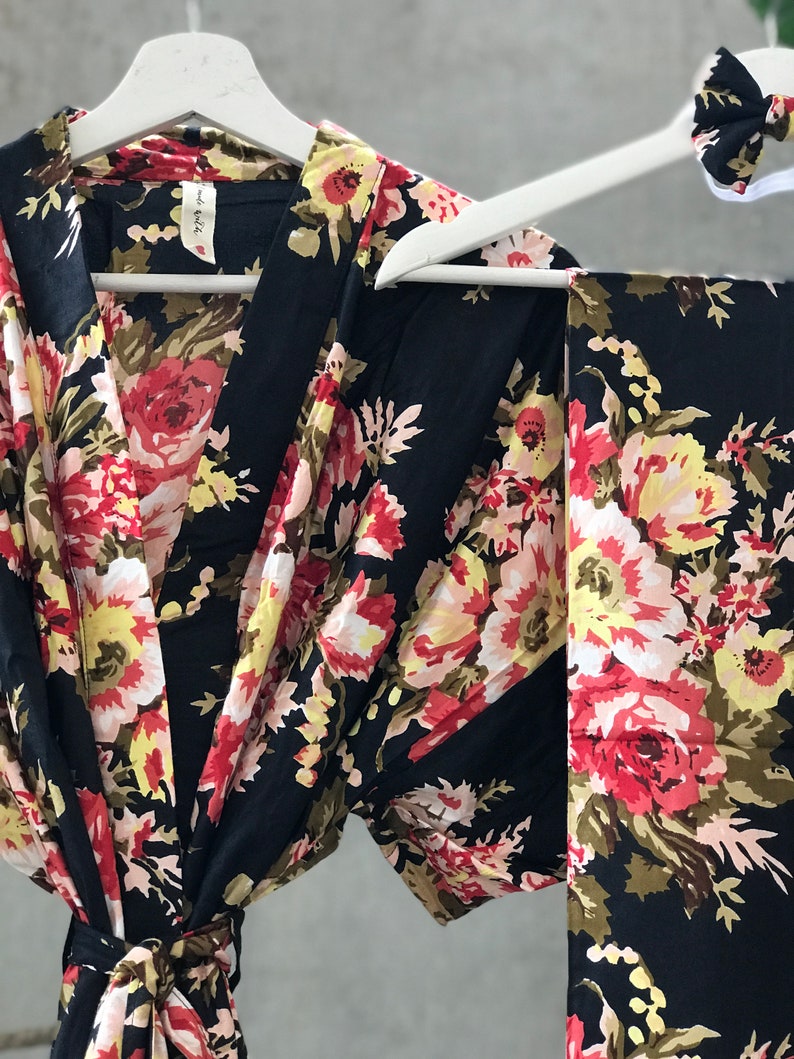 Matching robe and swaddle set girl. Comfortable long lasting Etsy