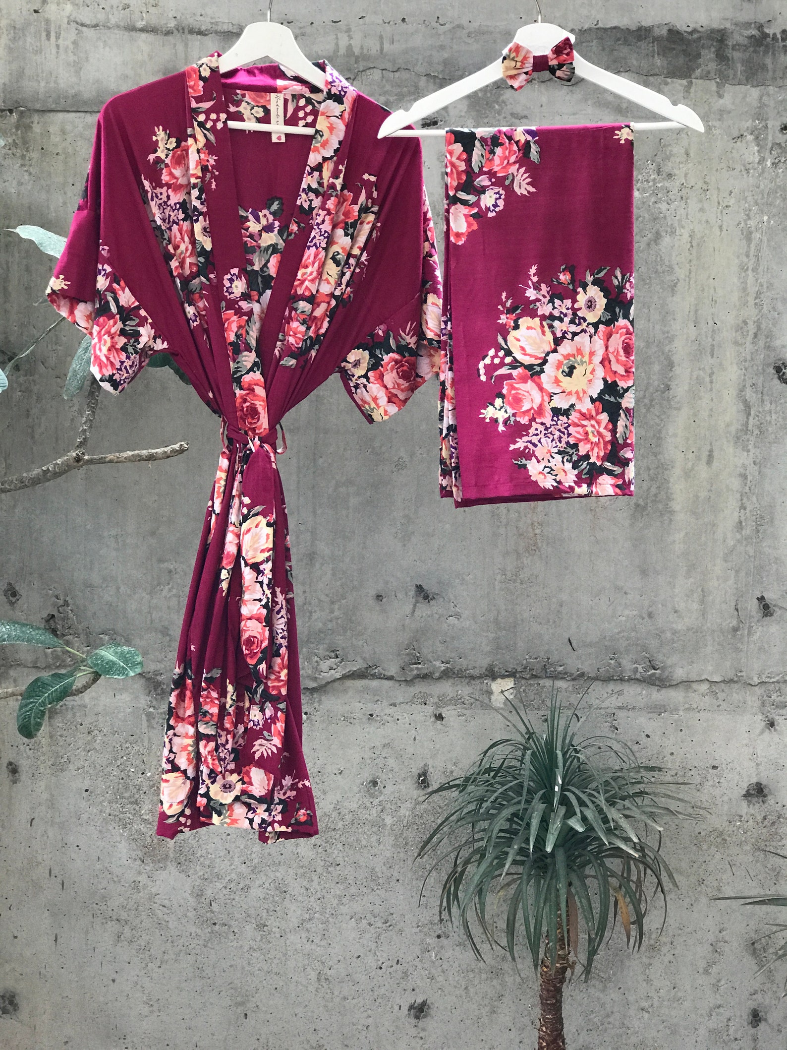 Maternity Robe and Swaddle Set Girl. Mommy and Me Robe and Etsy