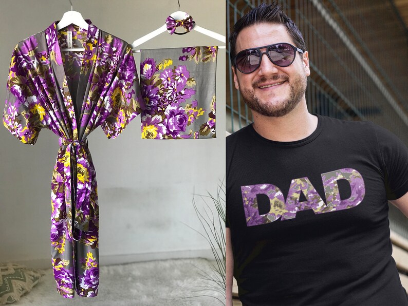 Hospital Gown for Labor and Delivery. Robe and Swaddle Set. Etsy