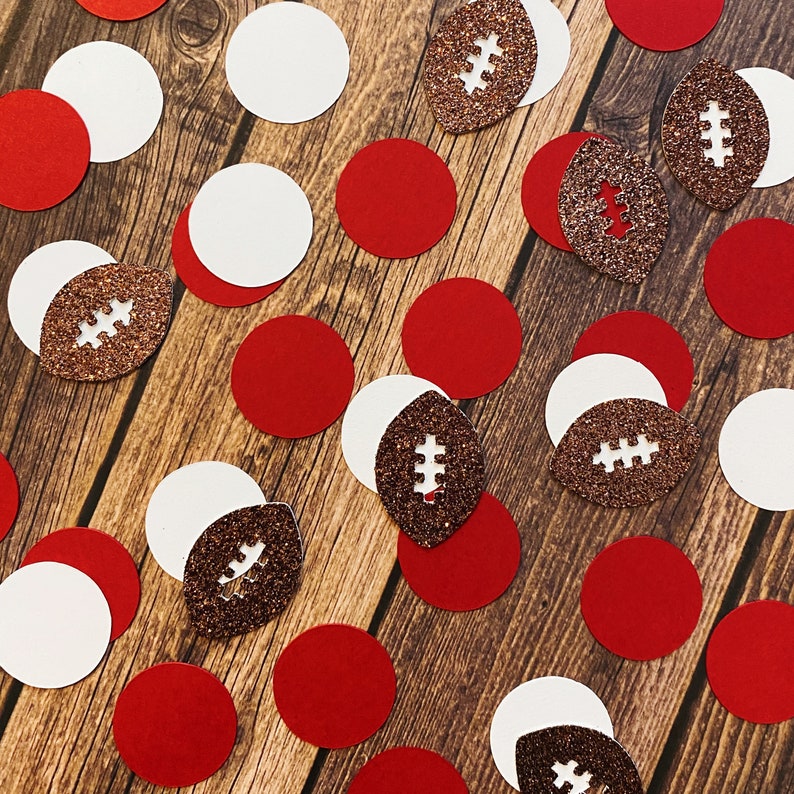 Alabama Football Themed Confetti / AL Football Confetti / Etsy