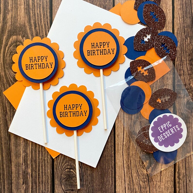 Auburn Birthday Party Pack / Auburn Birthday Card / Auburn Etsy
