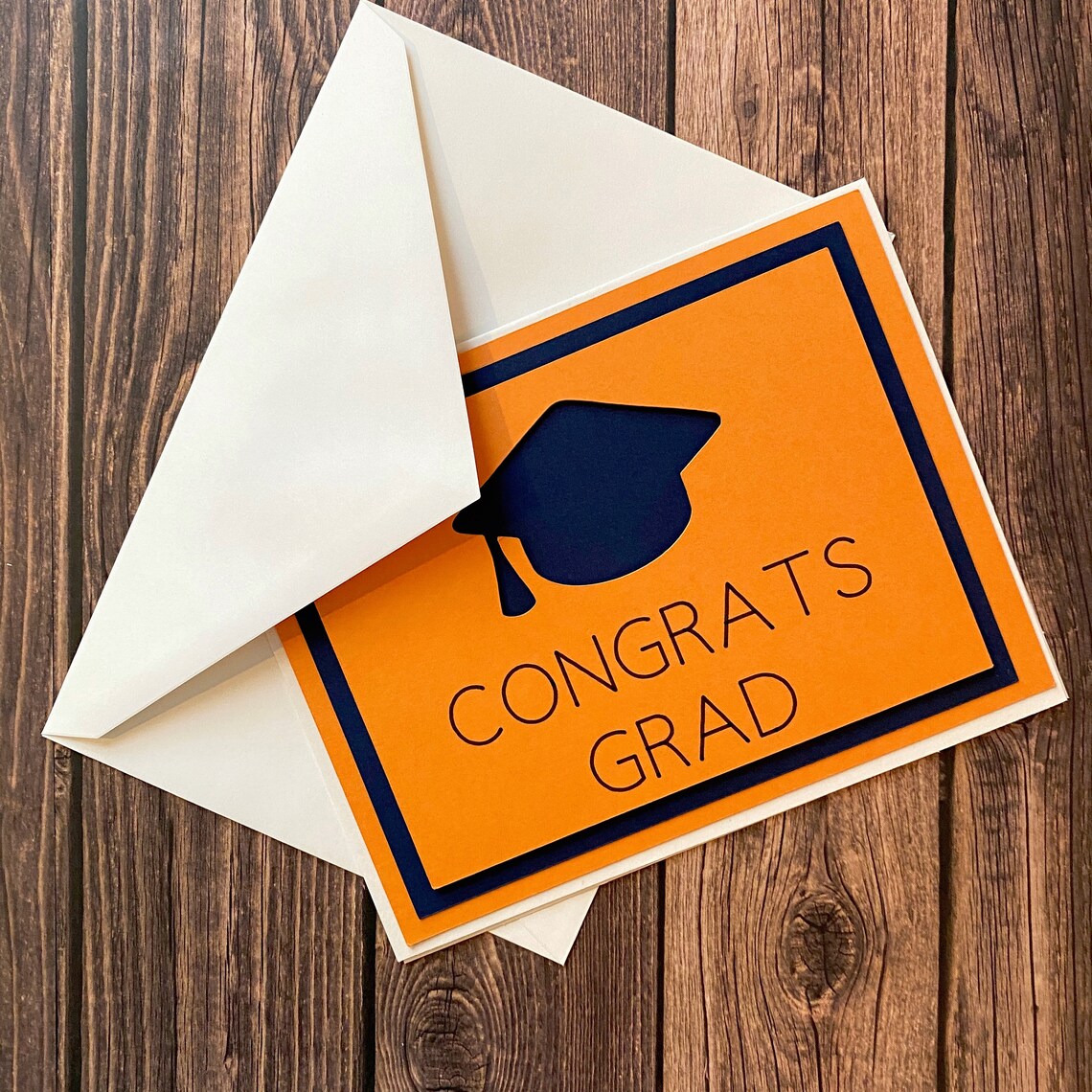 Auburn Graduation Party Pack / Auburn Graduation Card / Orange Etsy