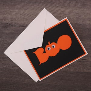 Tarjeta de Halloween de abucheo