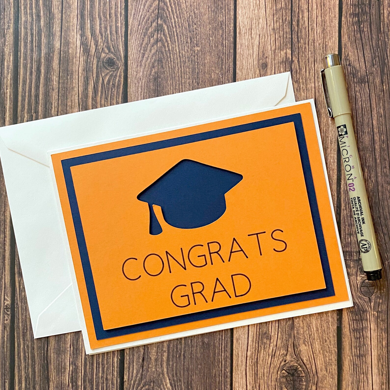 Auburn Graduation Party Pack / Auburn Graduation Card / Orange Etsy