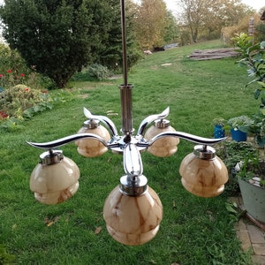 Lampadario Art Deco, 1920.