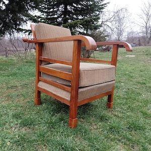 Art Deco Reclining Armchair-Austria, 1920s