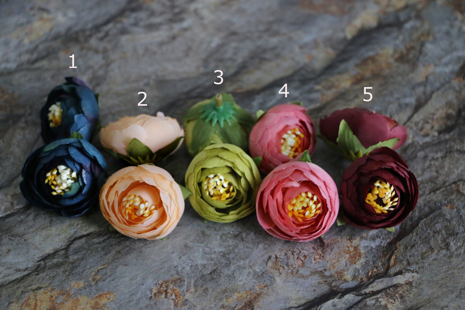10pcsRanunculusSilk Ranunculus Flower HeadsArtificial Etsy