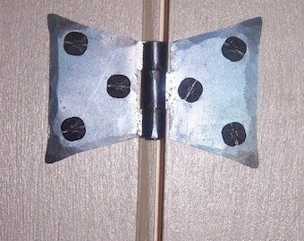2" Butterfly Hinge. Blackened and oiled finish.