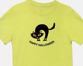 Halloween Shirt |Cat Shirt | Halloween Cat Shirt | Cat Lover Shirt | Black Cat Shirt | Spooky Season