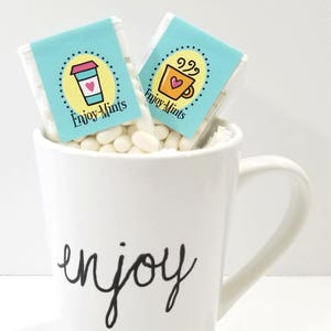 Tic Tac Labels Coffee Drinks & Wine Perfect for Gifts Party image 4