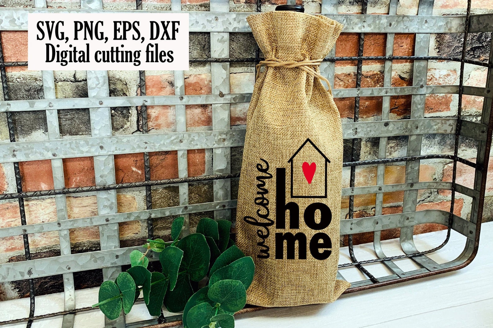 Welcome Home Digital Cut File Perfect for A Housewarming Gift - Etsy
