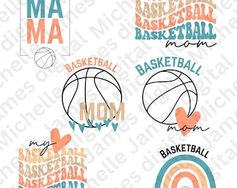 Basketball Mom SVG Bundle | Basketball SVG | Basketball Fan SVG | Sports Fan | Sport Mom svg | Cricut Files | Silhouette