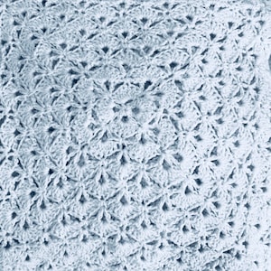 Heirloom Shells Crochet Baby Blanket