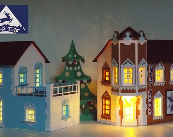 Download 3d Svg Village Etsy