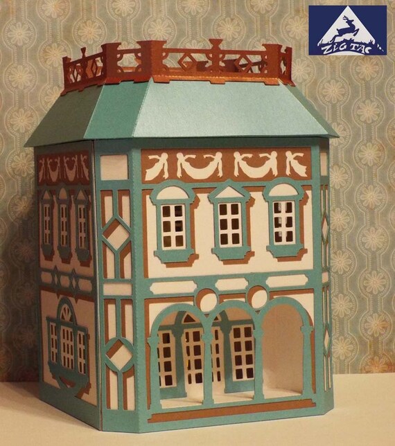 Download 3d Svg House Lantern Renaissance Style Etsy