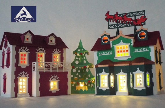 3d Svg The Jingle Bells Village Part 8 Etsy