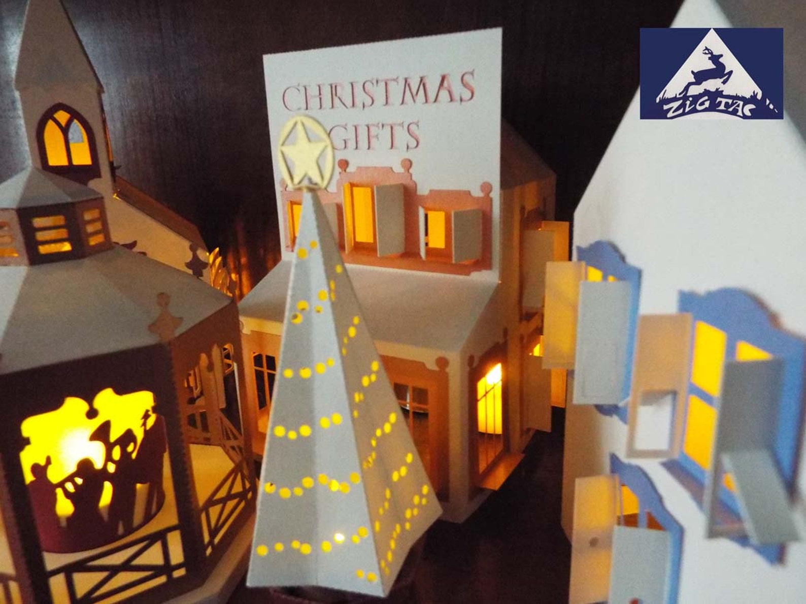 Download SVG 3D CHRISTMAS VILLAGE | Etsy
