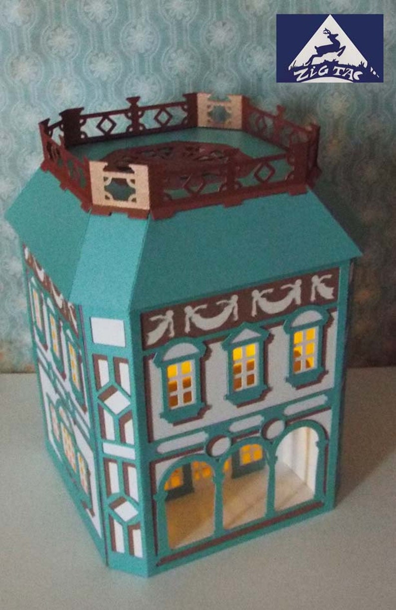 Download 3D svg House lantern renaissance style | Etsy