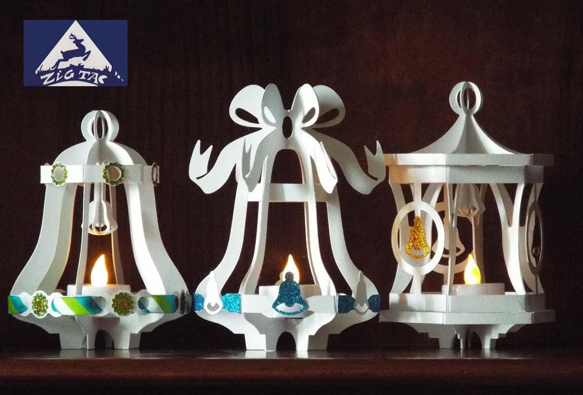 Download 3D SVG studio and PDF file Lantern Charming Bells a | Etsy