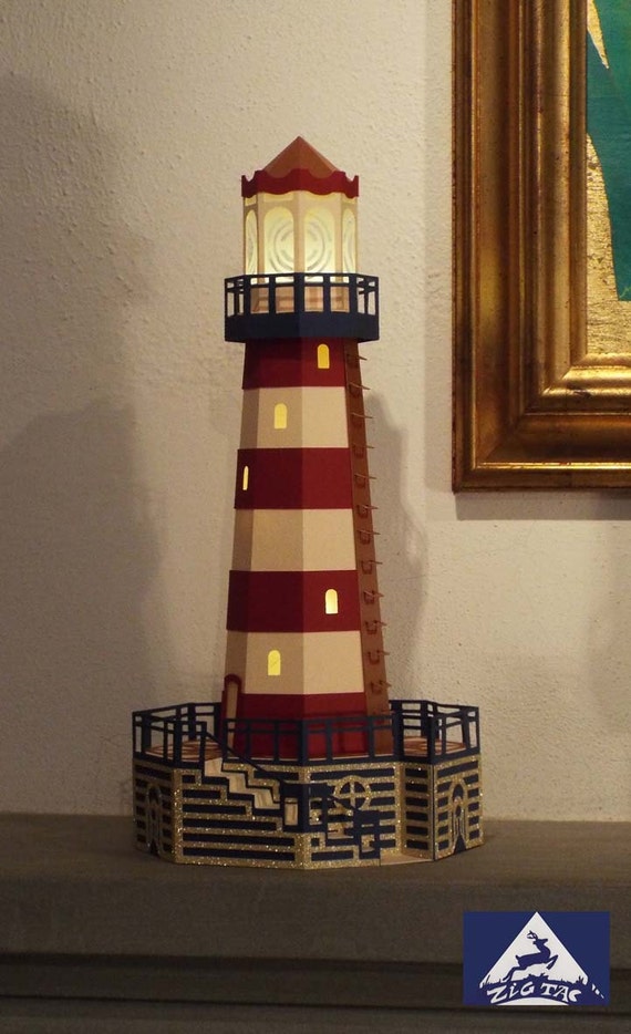 Download 3d Svg And Studio File Lighthouse Lantern Etsy