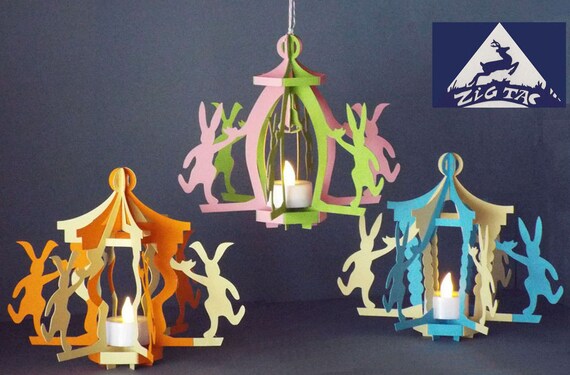 Download 3d Svg Studio File And Pdf Lantern Happy Easter A Decor Etsy